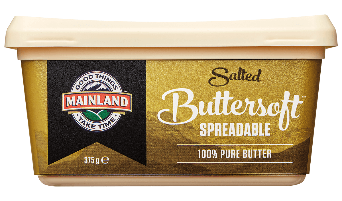 Lurpak spreadable butter. Tastes like butter. Smooth like butter. Smooth like butter. Like butter.