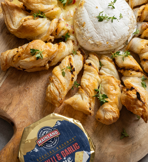 Molten Brie Pastry Twists