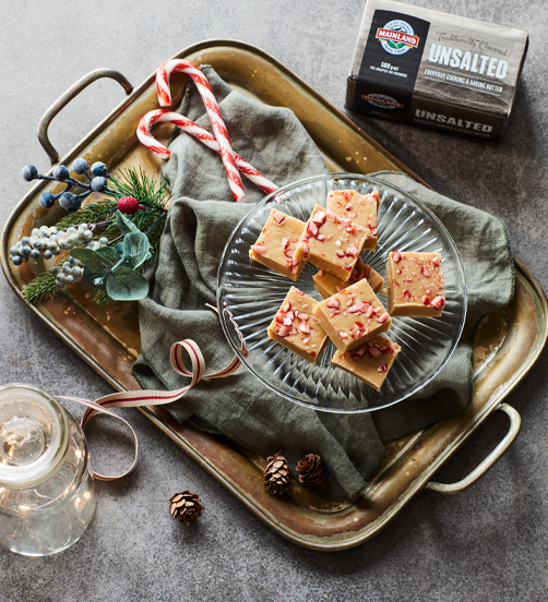 Candy Cane Fudge
