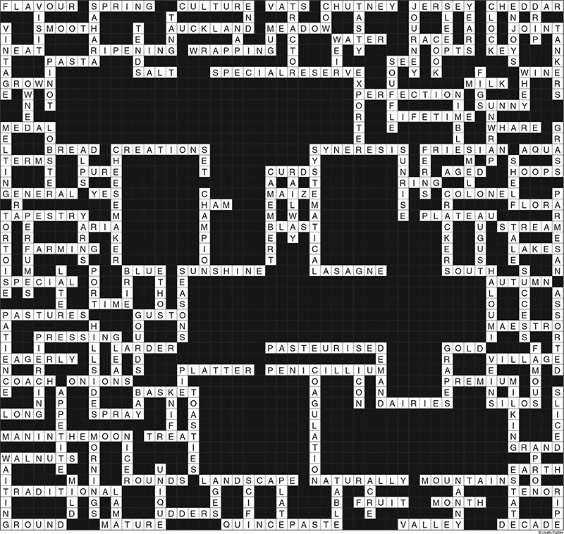 Mainland Crossword Competition Answers